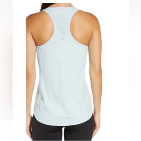 Zella Nova Perforated Racerback Tank Top - Picture 2 of 7